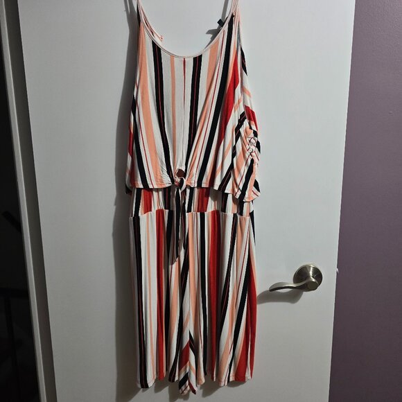 Striped Romper - Picture 1 of 3